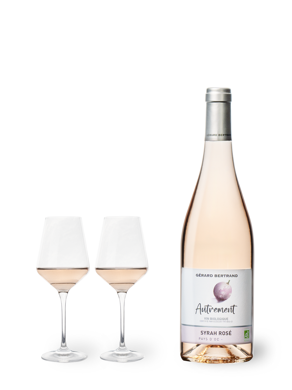 Autrement Syrah rosé 2023 75cl