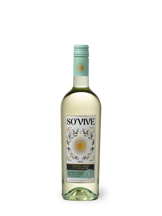 So'Vive Naturally Low in Alcohol Organic 75cl