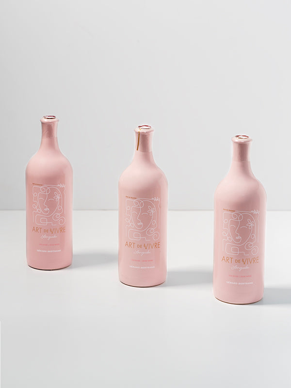 Art de Vivre rosé AOP Languedoc 75cl 2023 3 bouteilles et son coffret